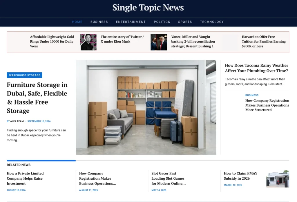 Singletopicnews.com