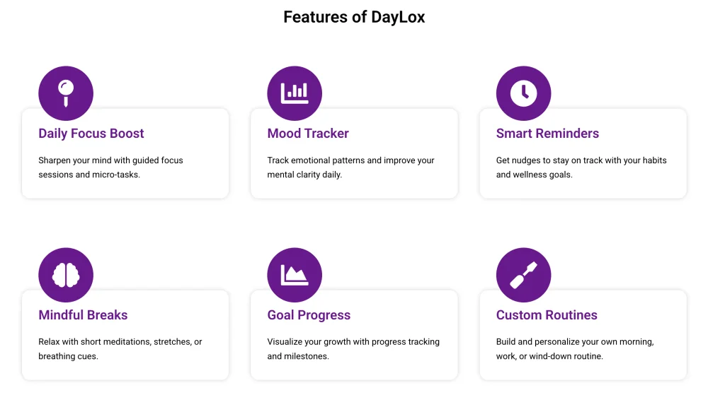 DayLox features