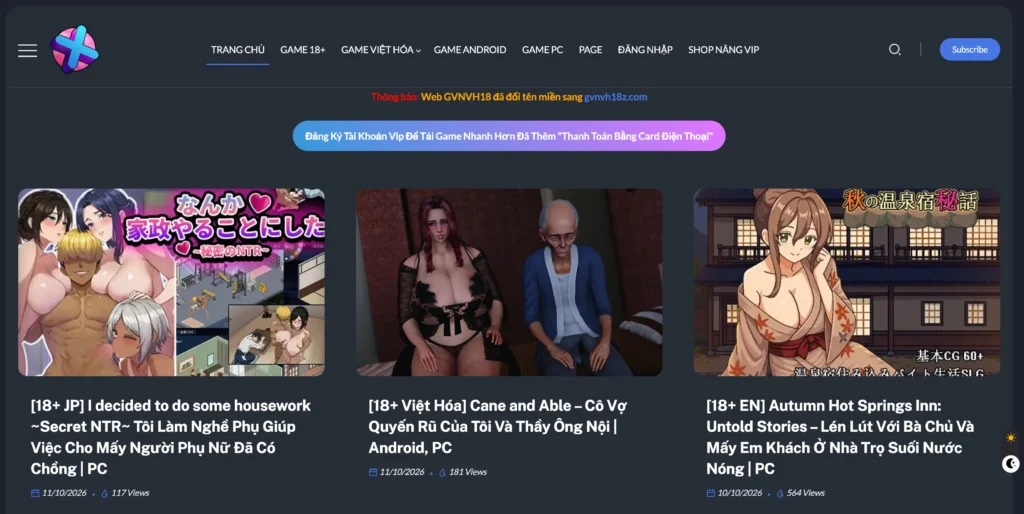 Tải Game Hentai GVNVH18
