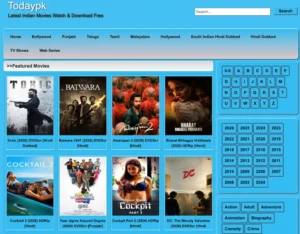 TodayPK Review: Movies, TV Shows, Genres, and Online Streaming